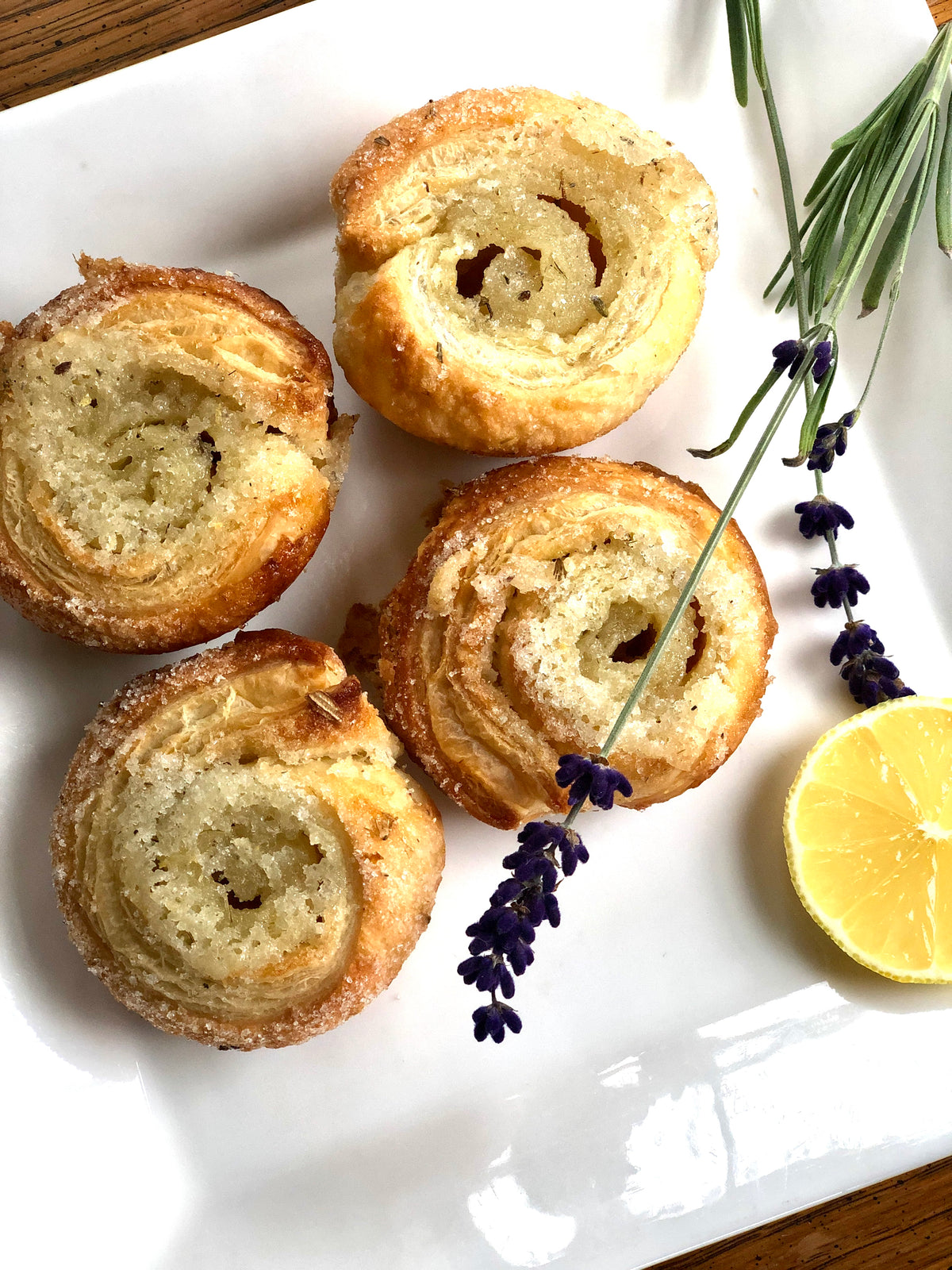 Lavender Lemon Spirals